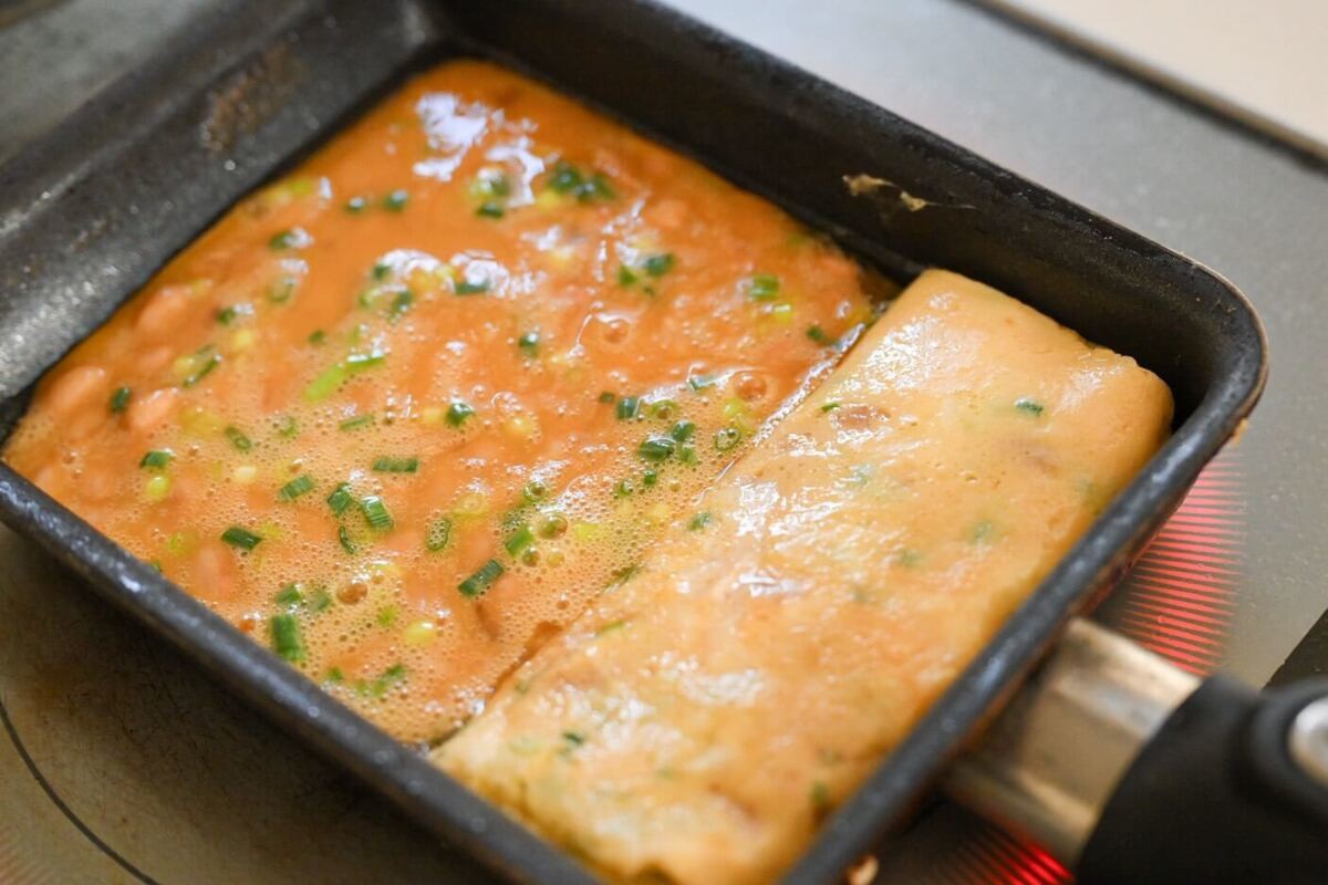 「納豆卵焼き」のレシピ