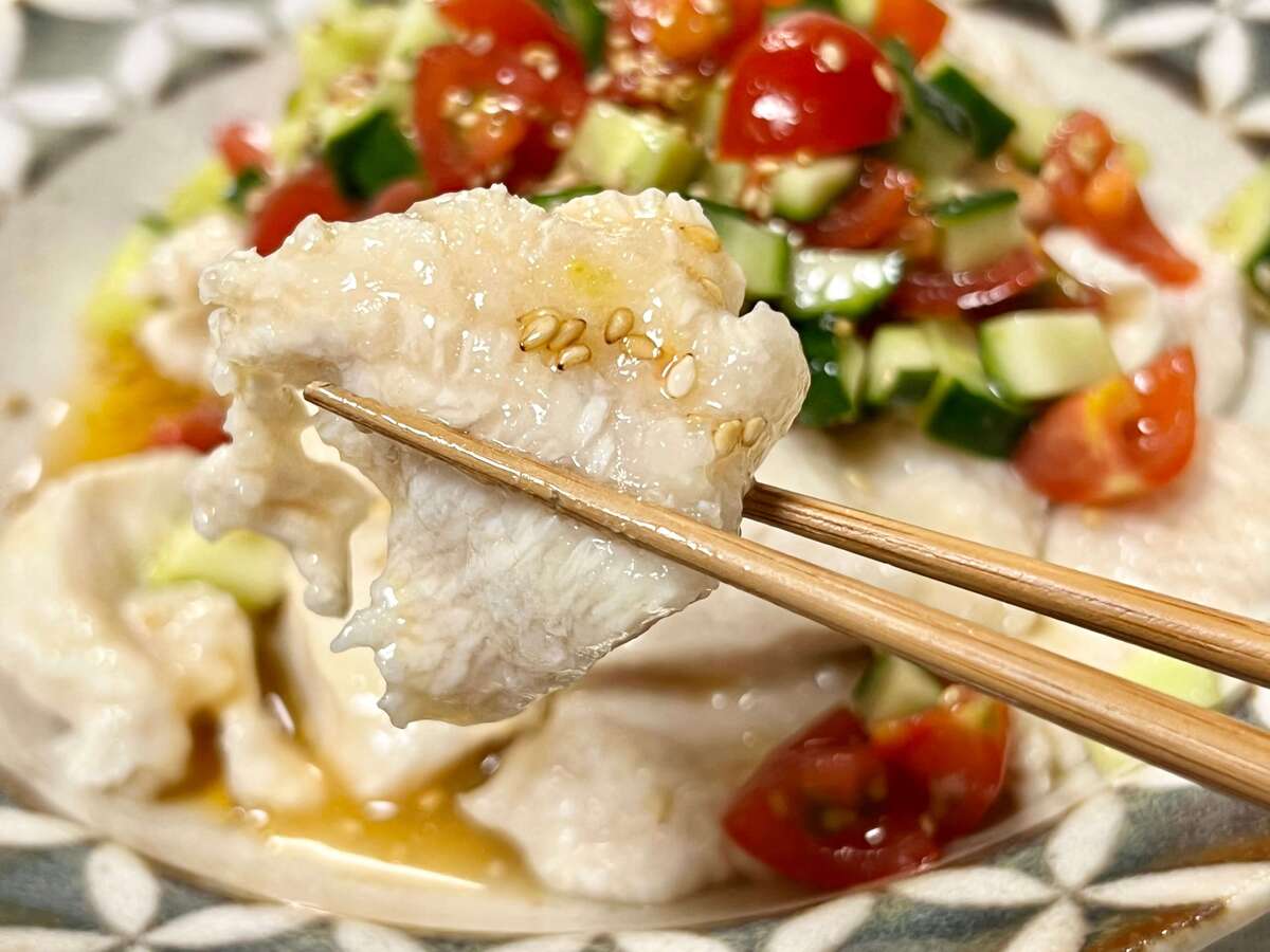 「塩レモンだれで食べる!ぷるぷる水晶鶏」のレシピ