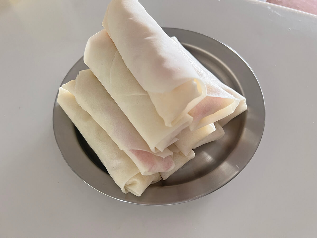 シェフにゃんさん「ベーコンポテト春巻き」のレシピ