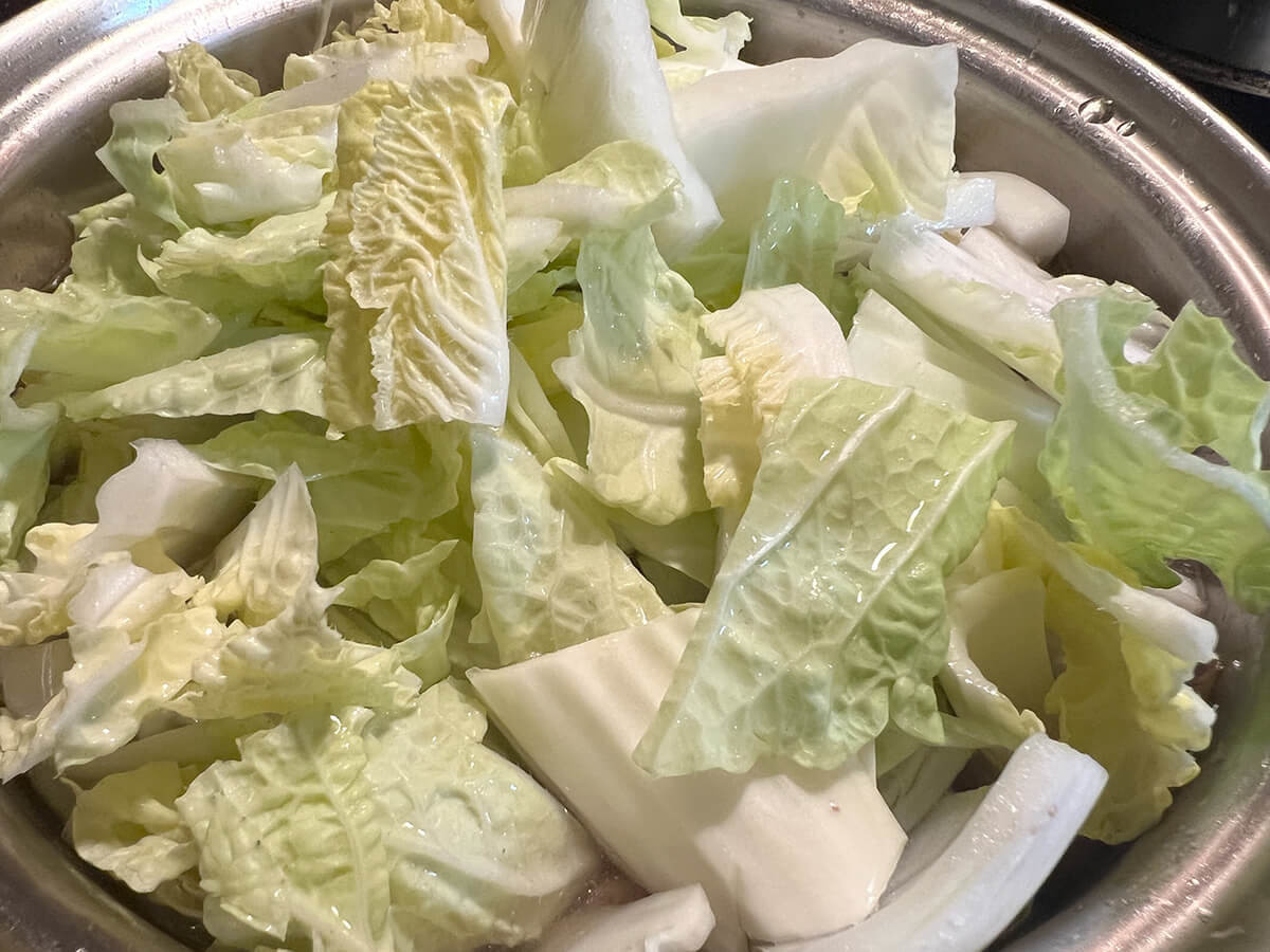 スパイシー丸山さん「白菜と豚肉の中華風カレー」のレシピ