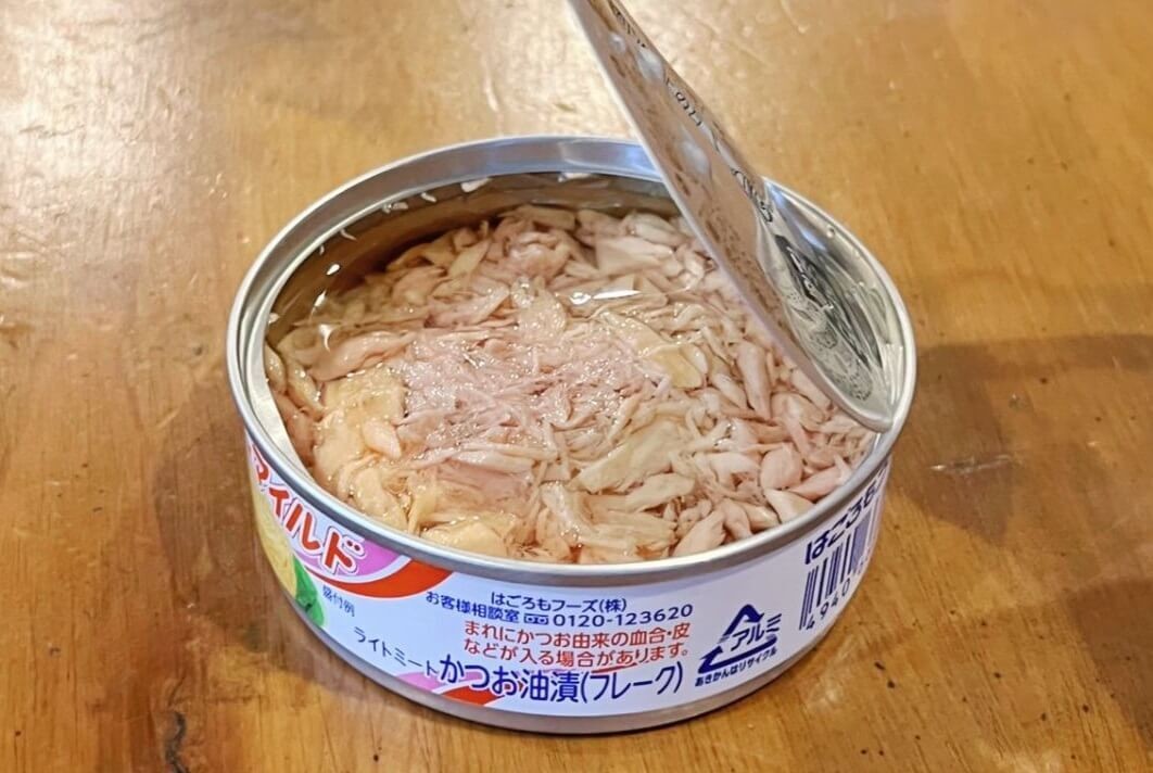 ツナ缶の開け方