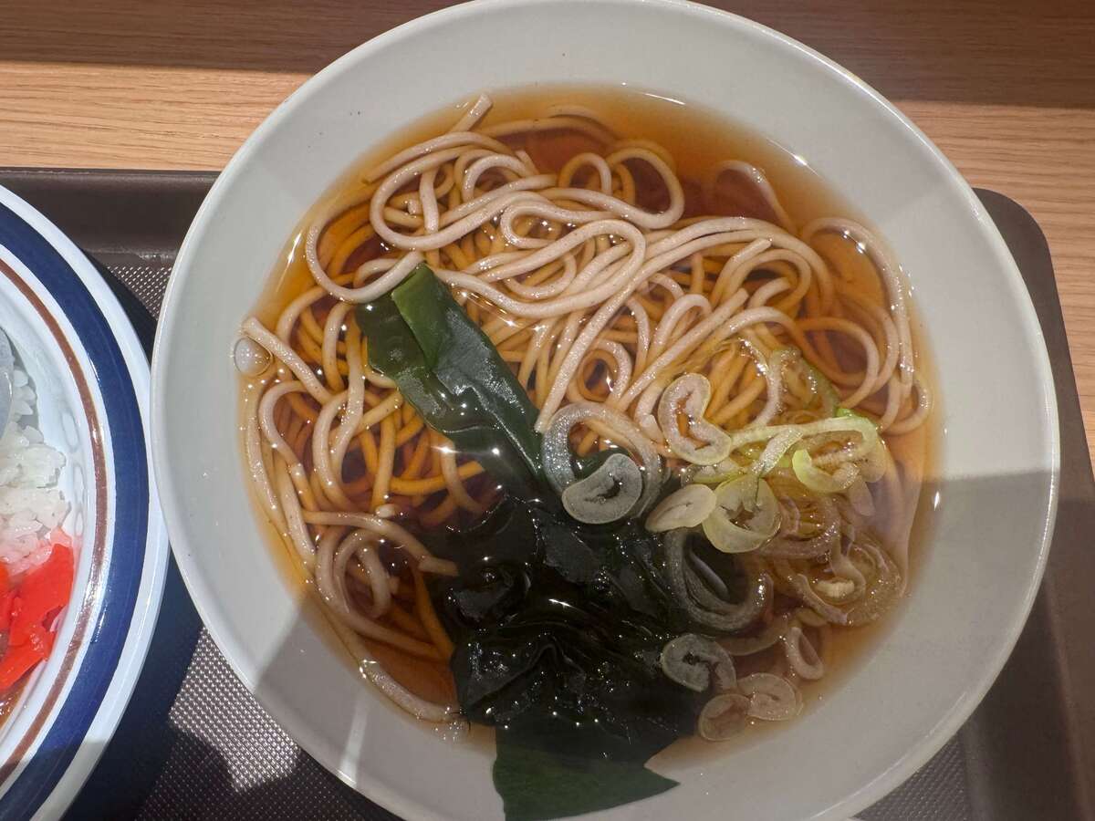 名代富士そば朝カレーセット