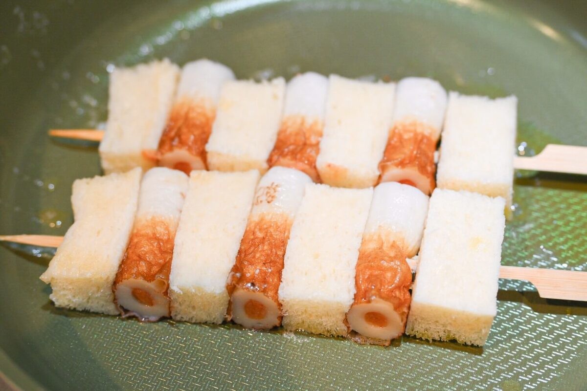 かねふく「明太チーズソパン」のレシピ