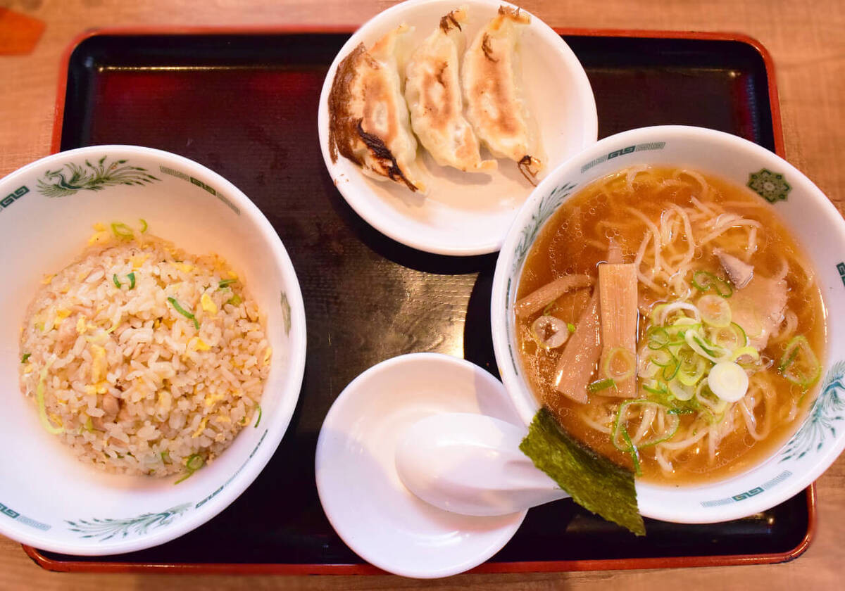 日高屋「ラ・餃・チャセット」実食レポ
