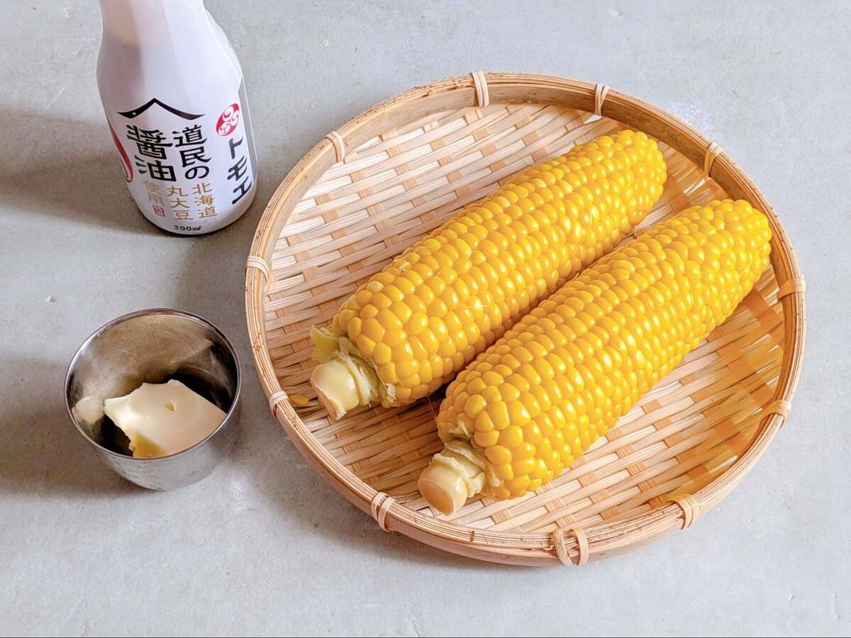 焦がしバター醤油とうもろこし