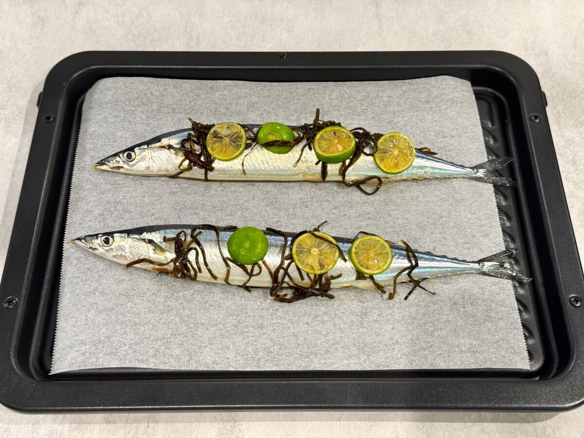遠藤香代子さん「サンマの塩昆布焼き」