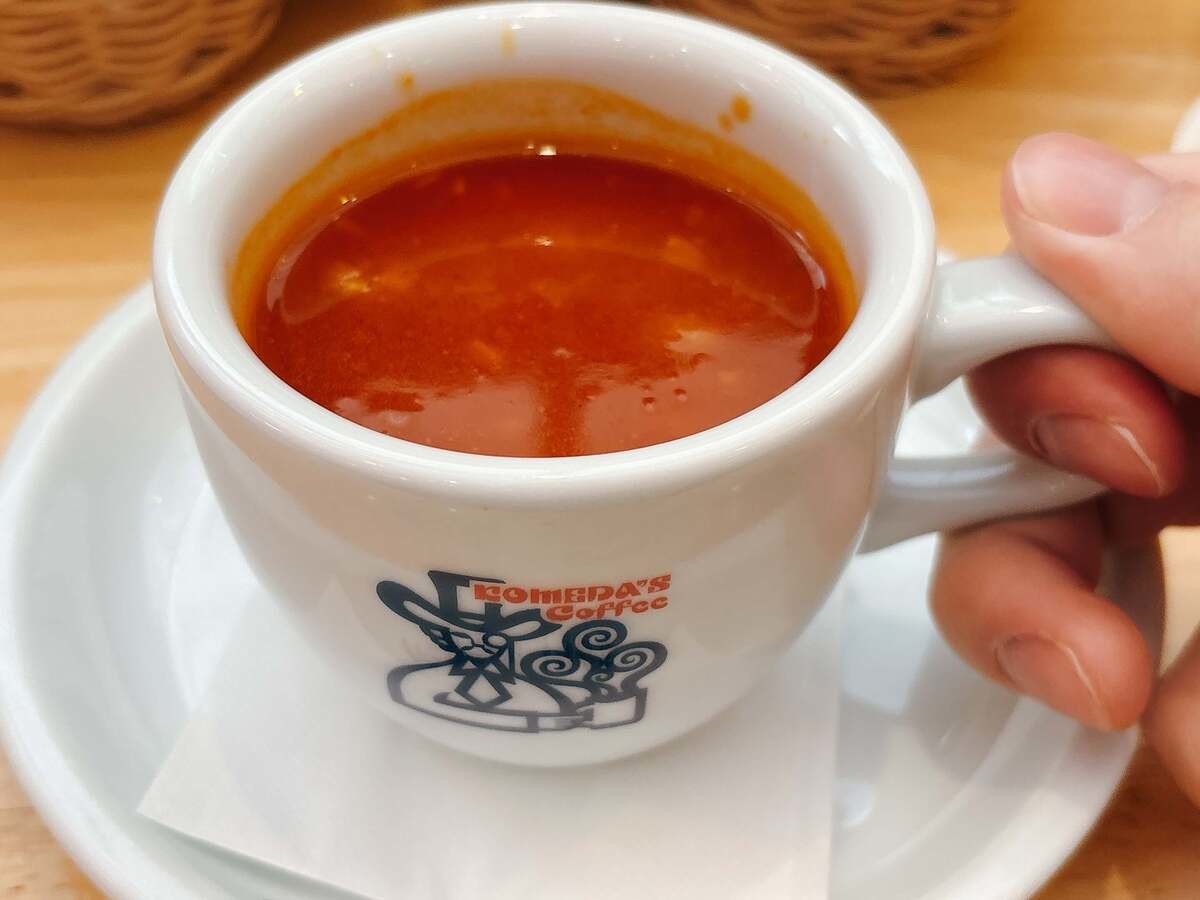 コメダ珈琲の新メニュー「クラムチャウダー&ミネストローネ」