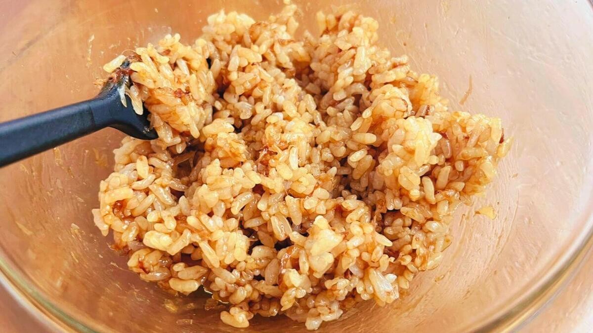 おかかクリチおにぎり