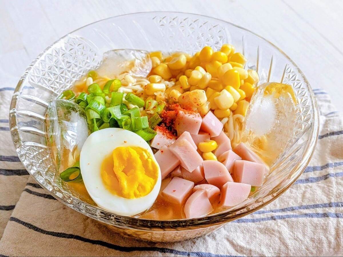 冷やしみそコーンラーメン