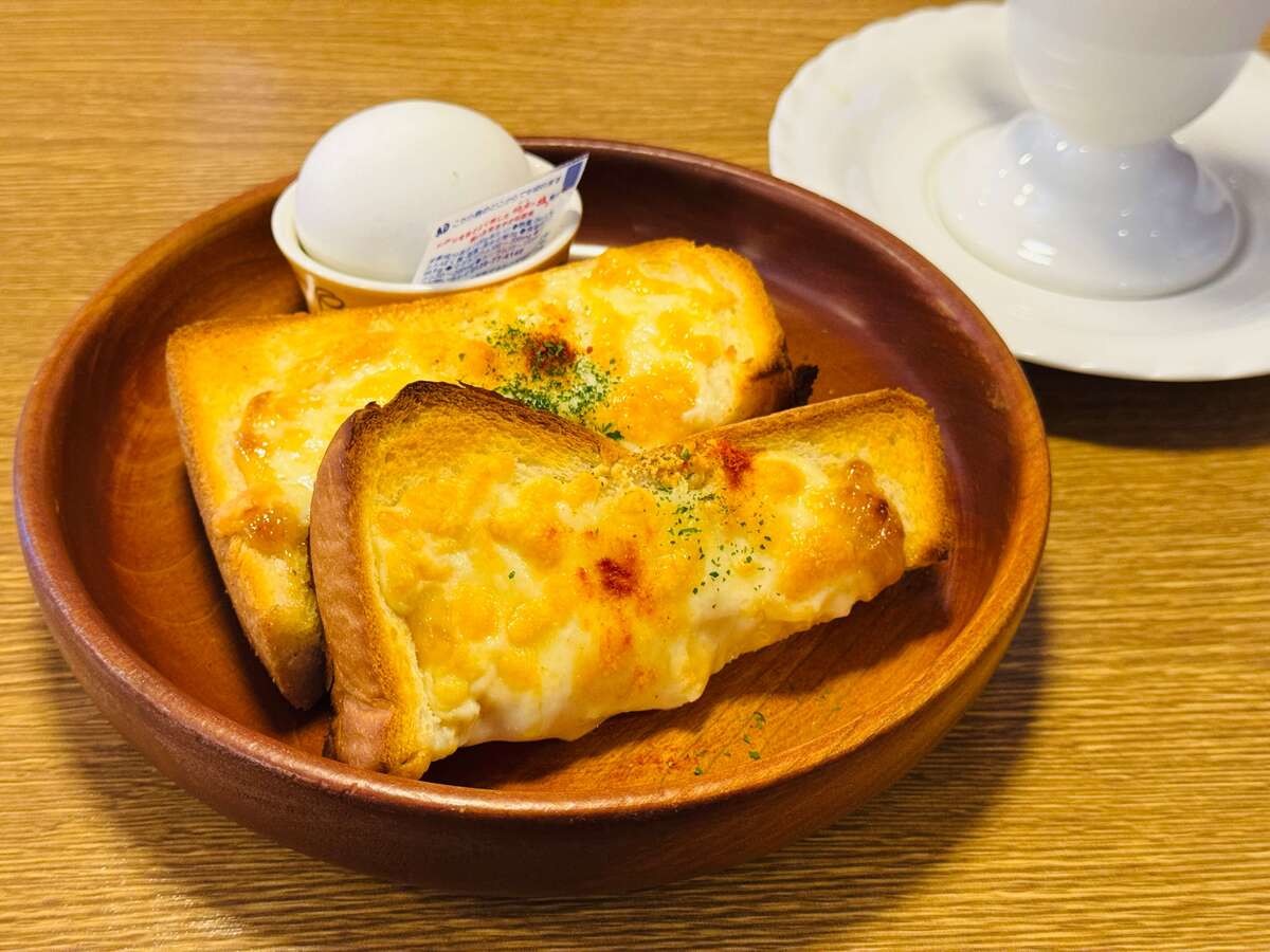 びっくりドンキーモーニング「チーズトーストセット」