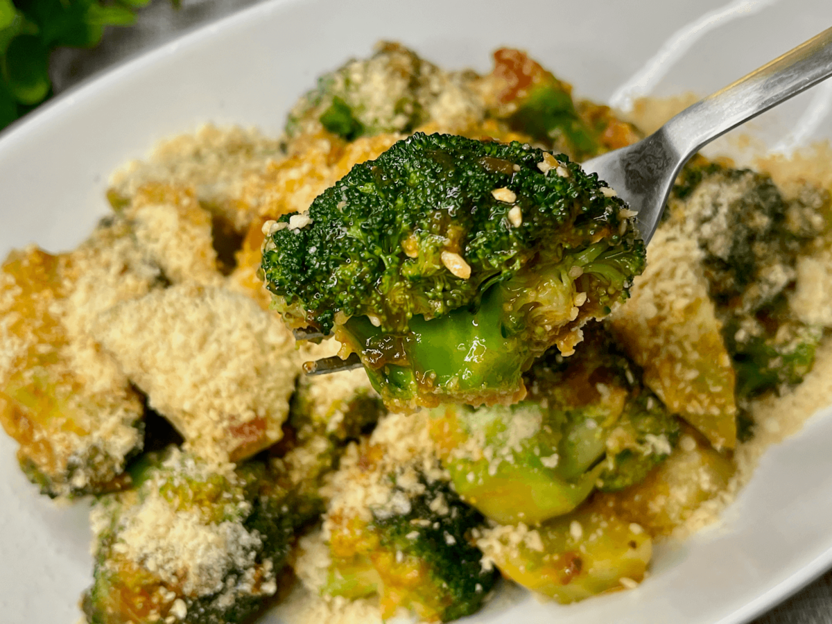 ブロッコリーのソテーミートソース