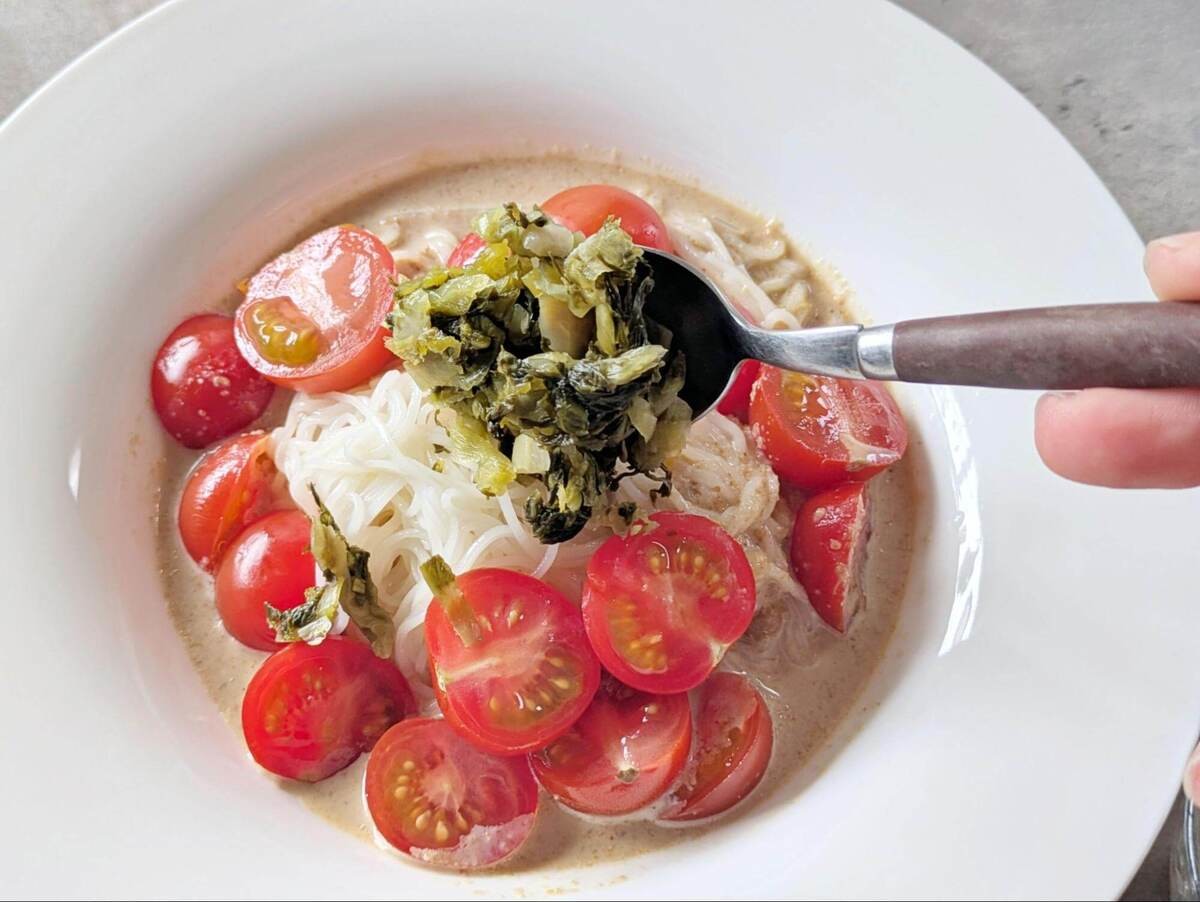 ごまだれトマトそうめん