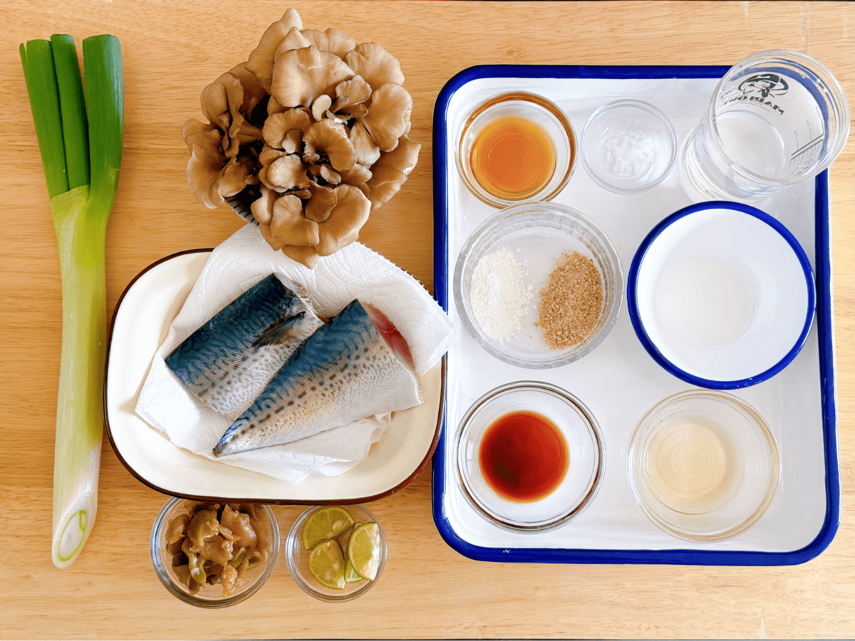 笠原将弘さん「サバのマイタケあんかけ」