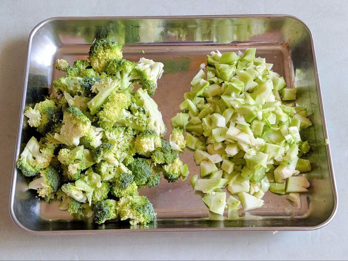 ブロッコリーの納豆肉そぼろ