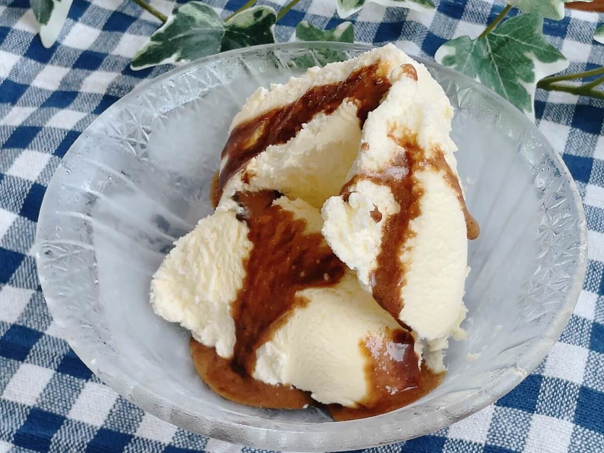 バニラアイスのアレンジレシピ