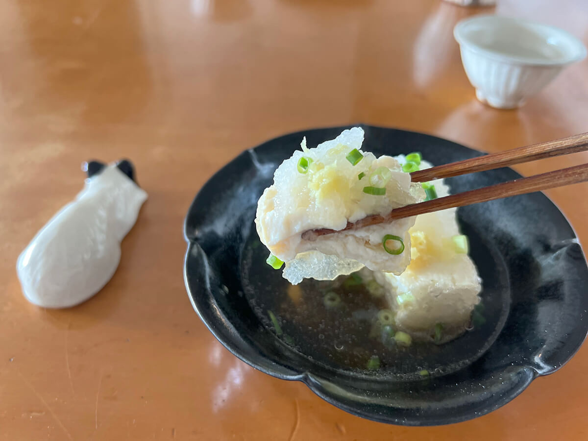大原千鶴さん「フライパン揚げだし豆腐」のレシピ
