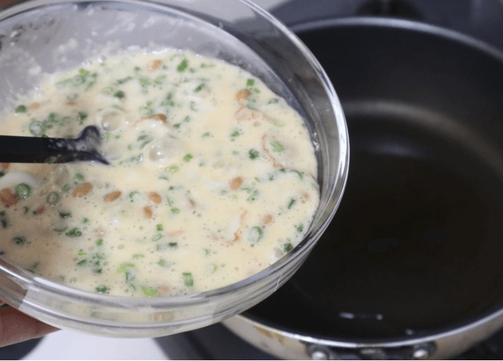 DAIGOも台所「納豆のねぎ焼き」のレシピ