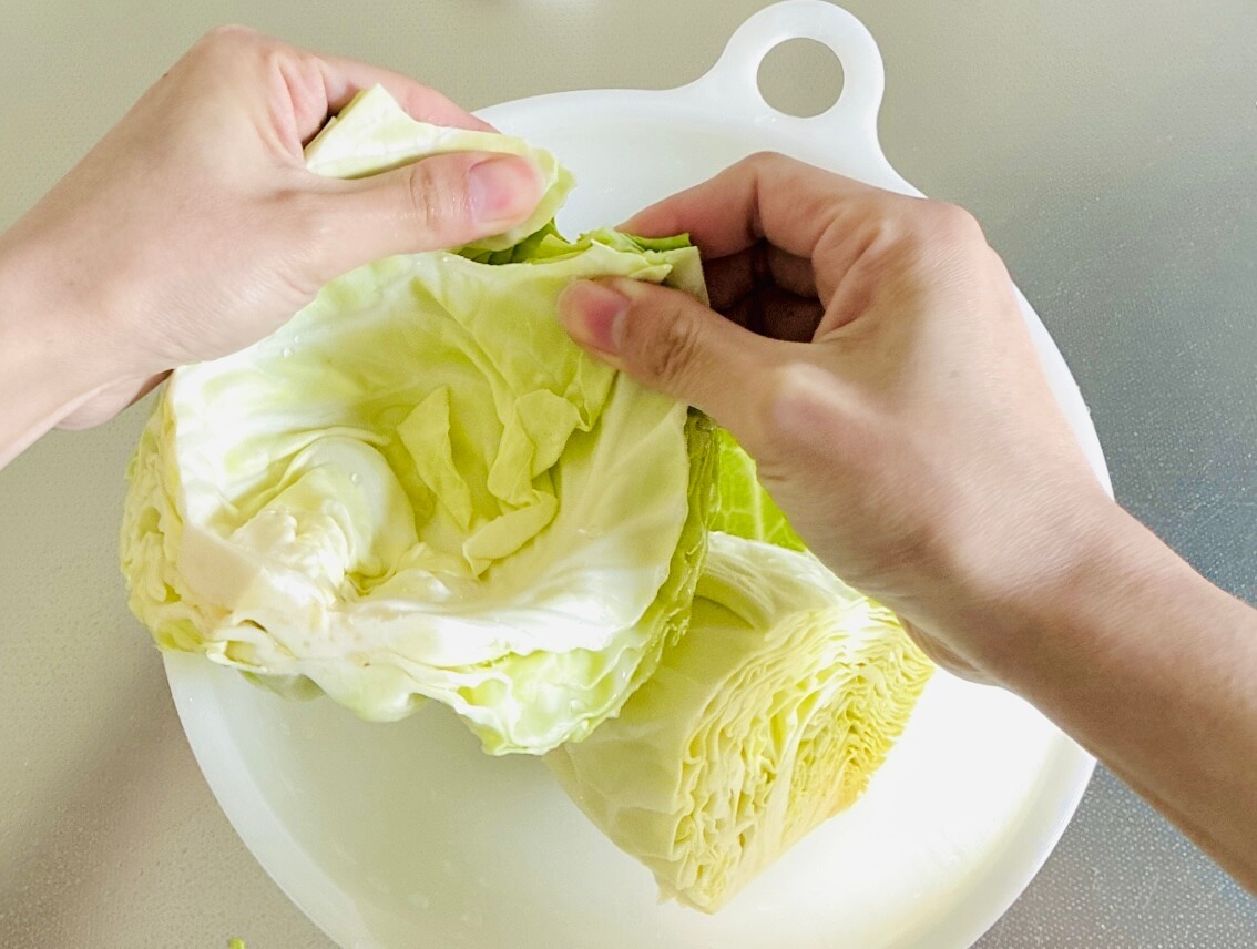 ミツカン公式「レンジで！無限キャベツ」のレシピ