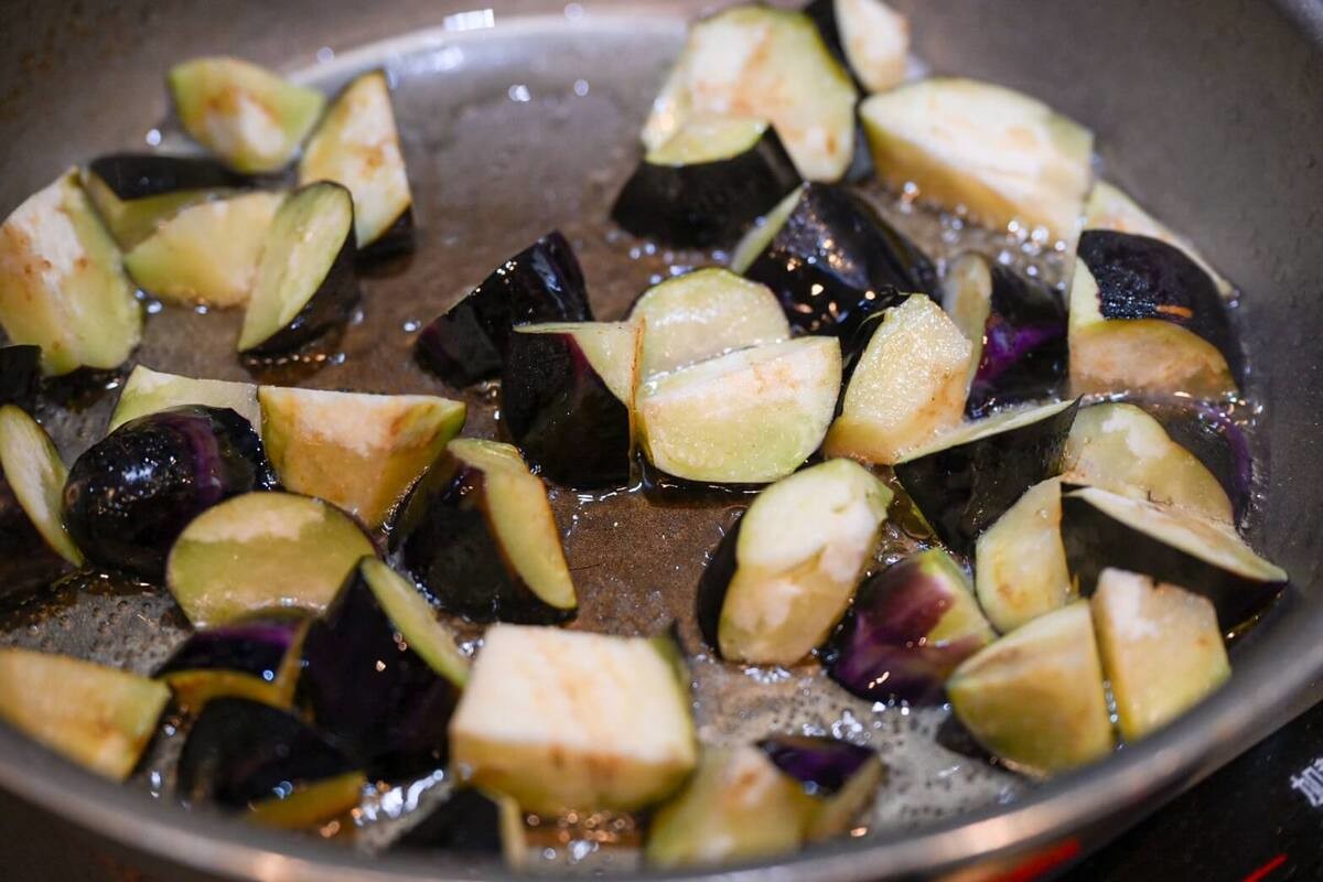 「トロトロなすと豚肉の冷しゃぶサラダ」