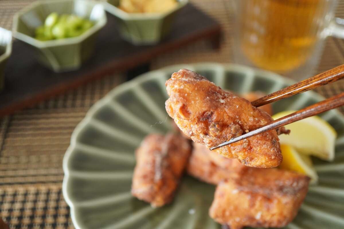「鮭の唐揚げ」