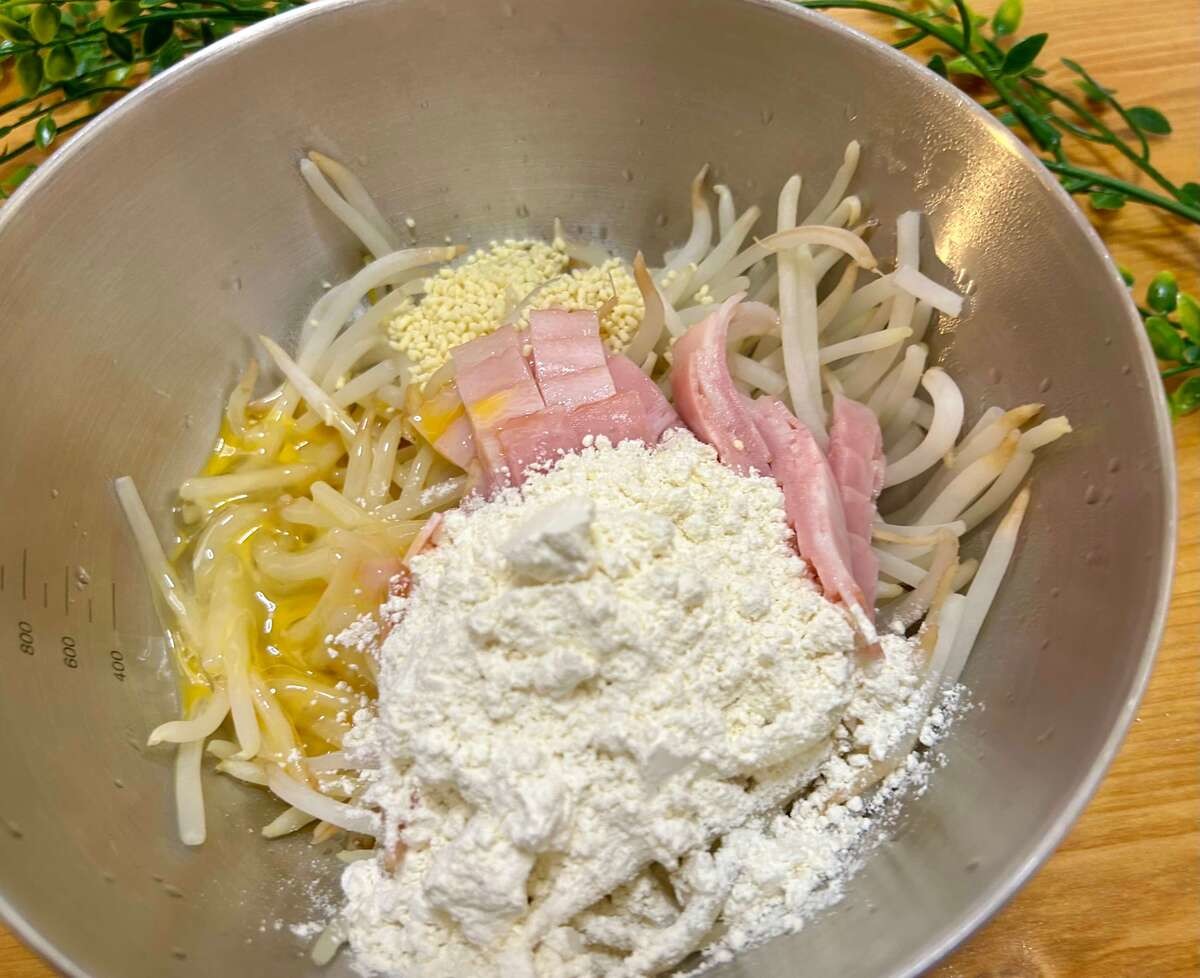 もやしのチヂミ