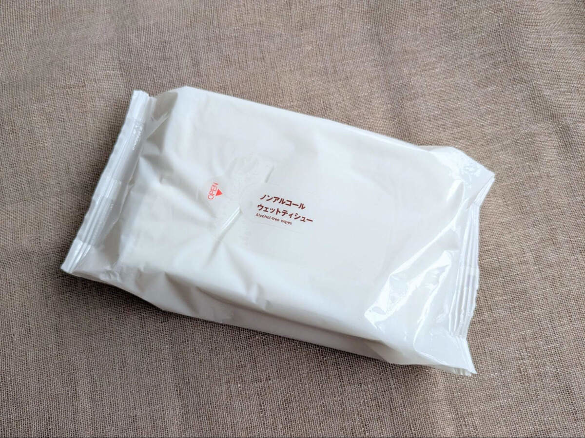「ノンアルコール　ウェットティシュー　80枚入」