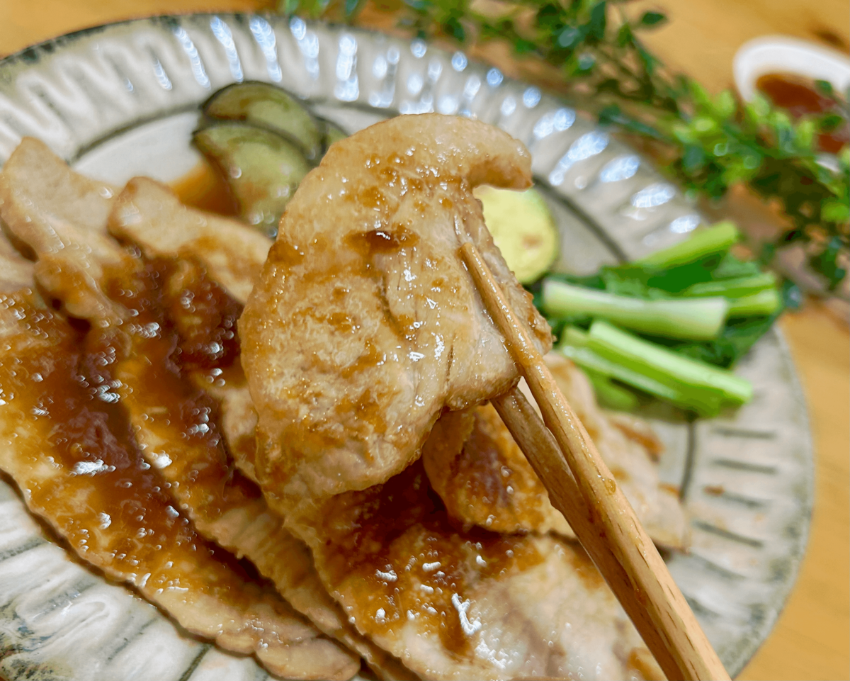 兵藤智さん「豚のしょうが焼き」のレシピ