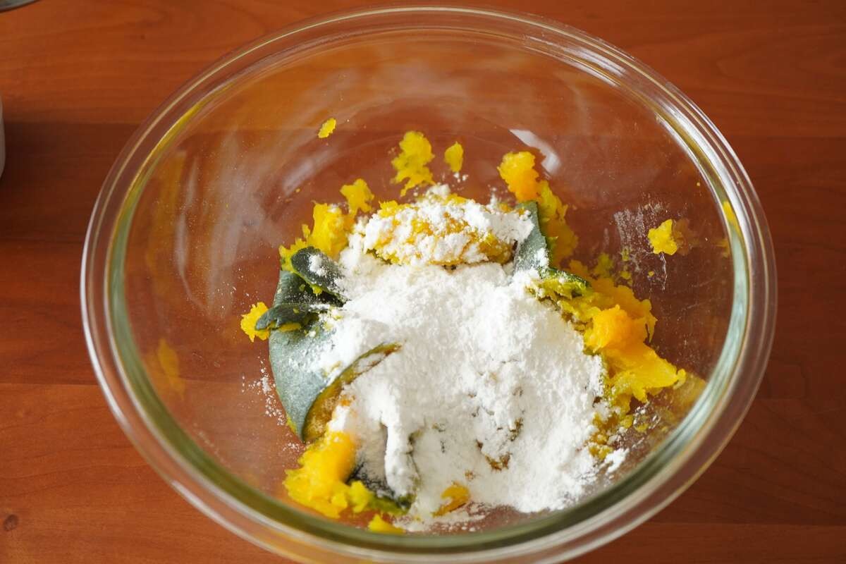 堀江ひろ子さん「かぼちゃのお焼きカレー風味」