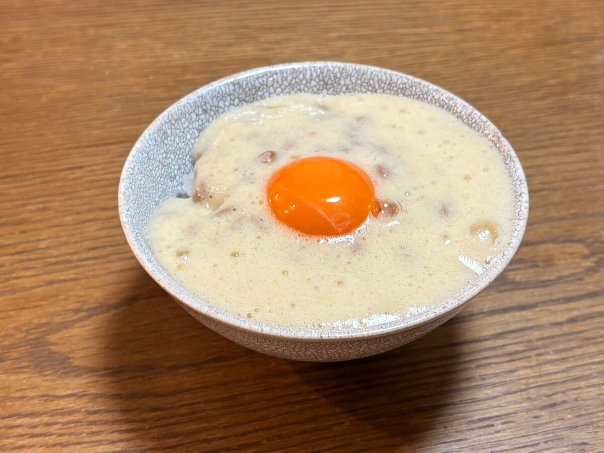 ZIP!「納豆お月見TKG」