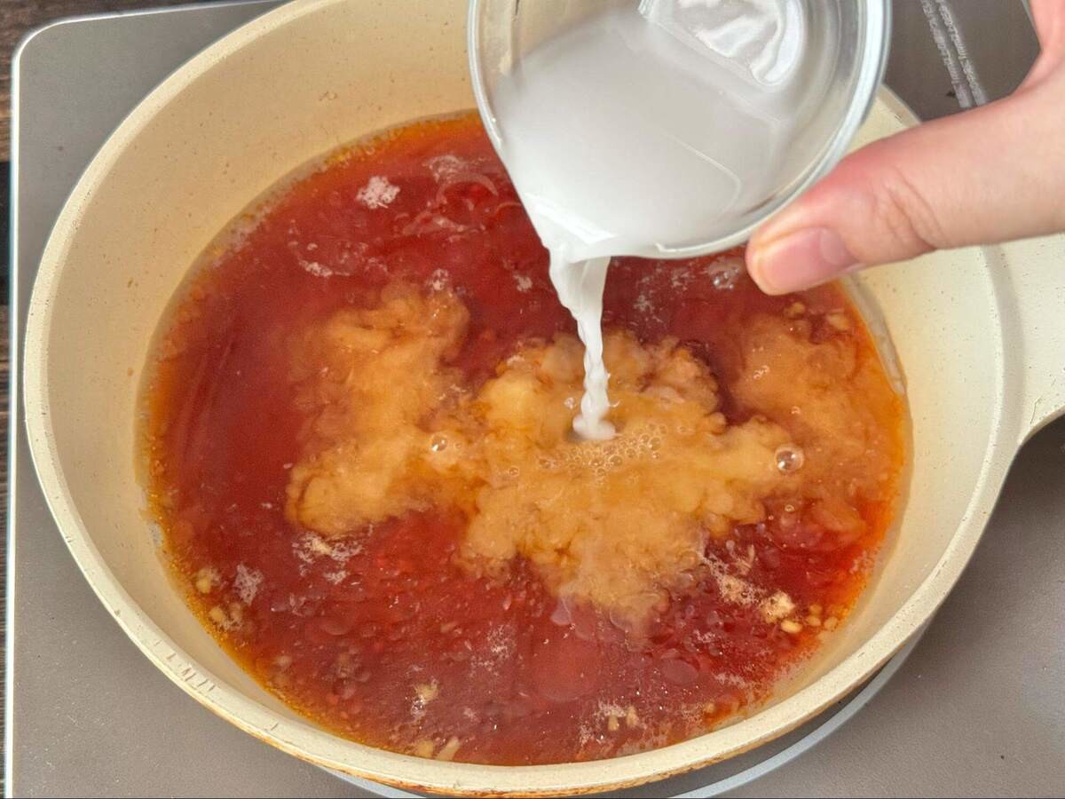 けんまさきっちんさん「王将風かに玉」