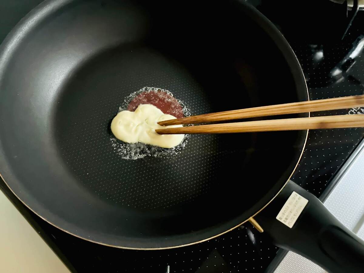 厚揚げのマヨポン焼き