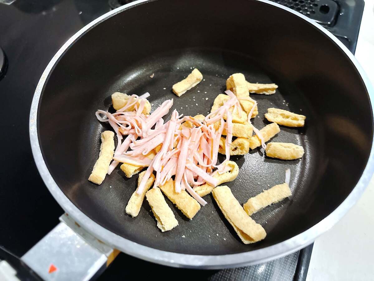 白菜と油揚げの和風サラダ