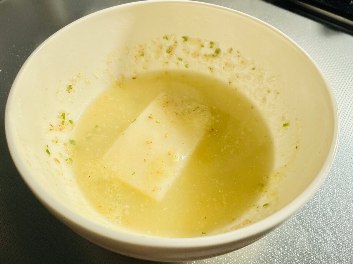 サッポロ一番でお変わり ねぎだくスープ餅