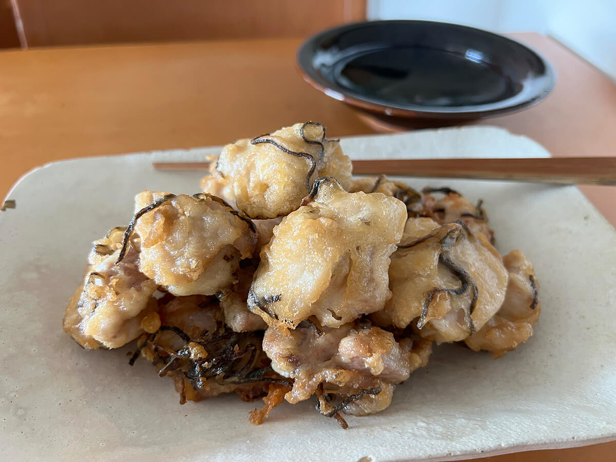 塩こんぶのから揚げ
