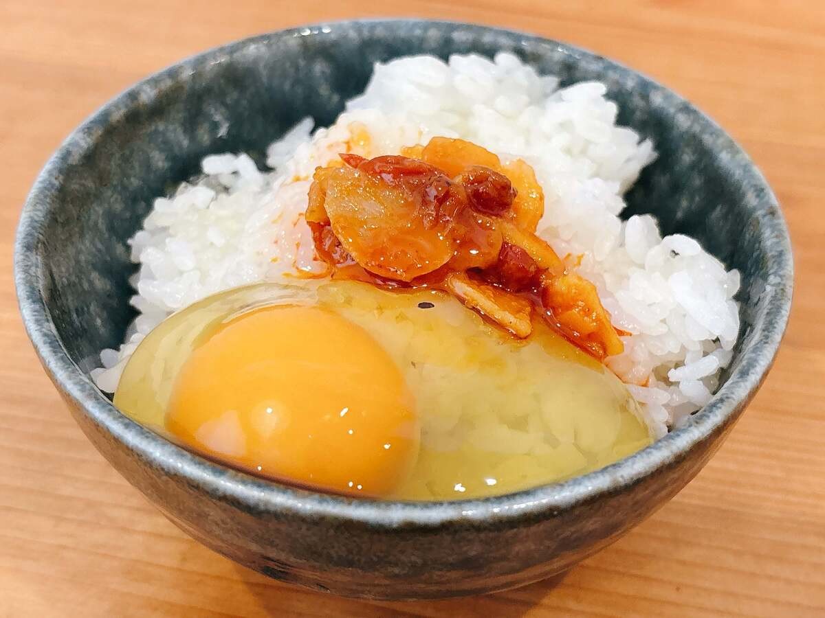 青いにんにく辣油 青唐辛子