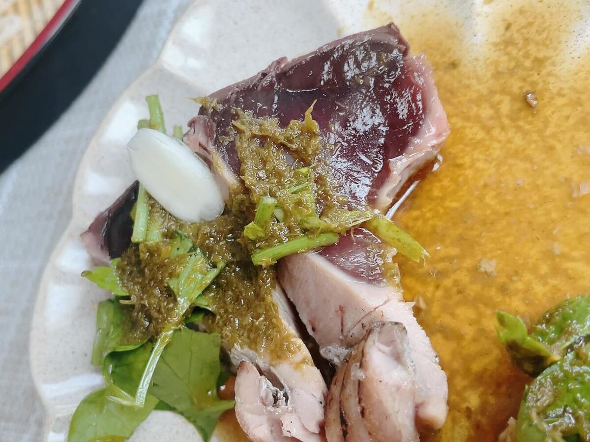 カツオのたたき 和風＆エスニック