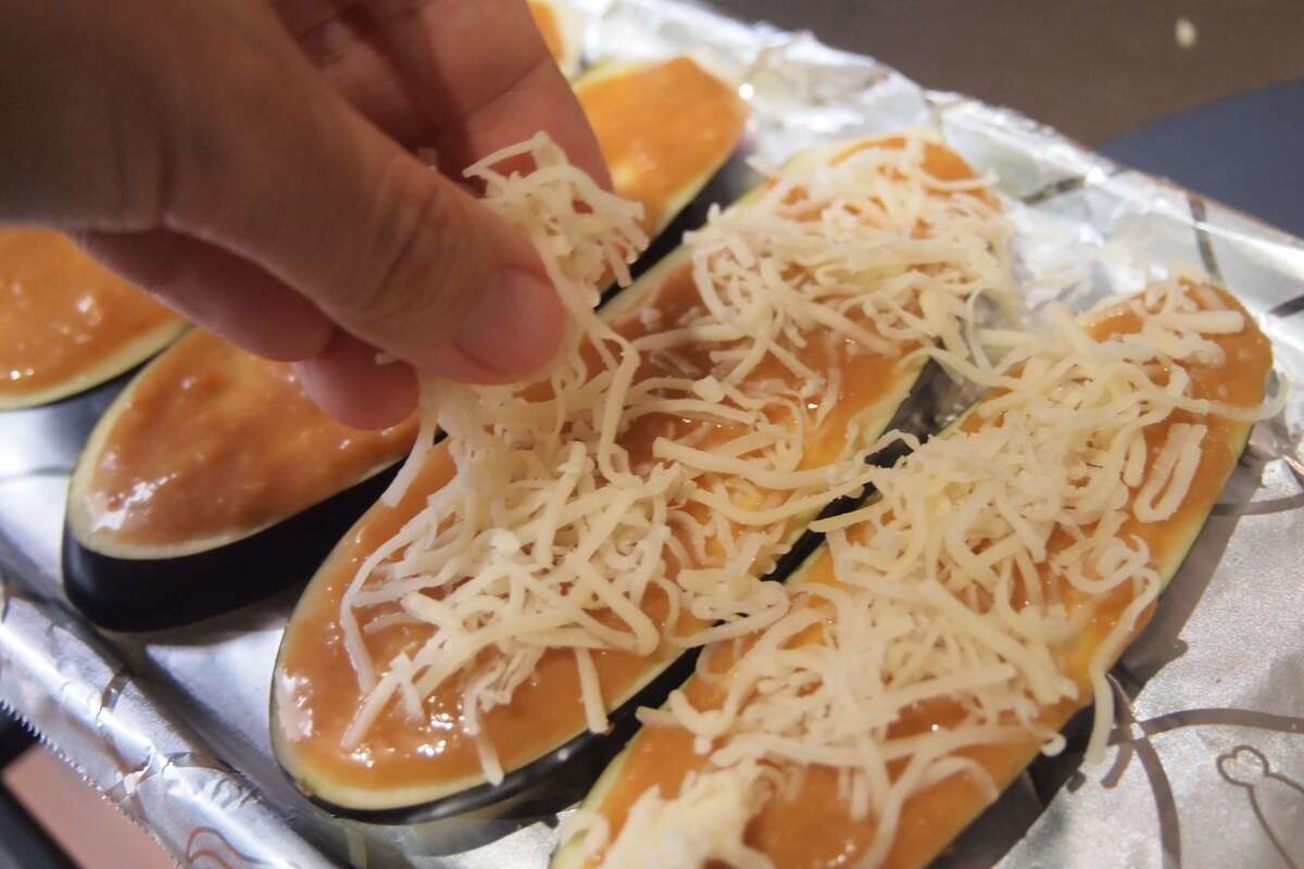 あさごはんチャンネル「ナスの味噌チーズ焼き」