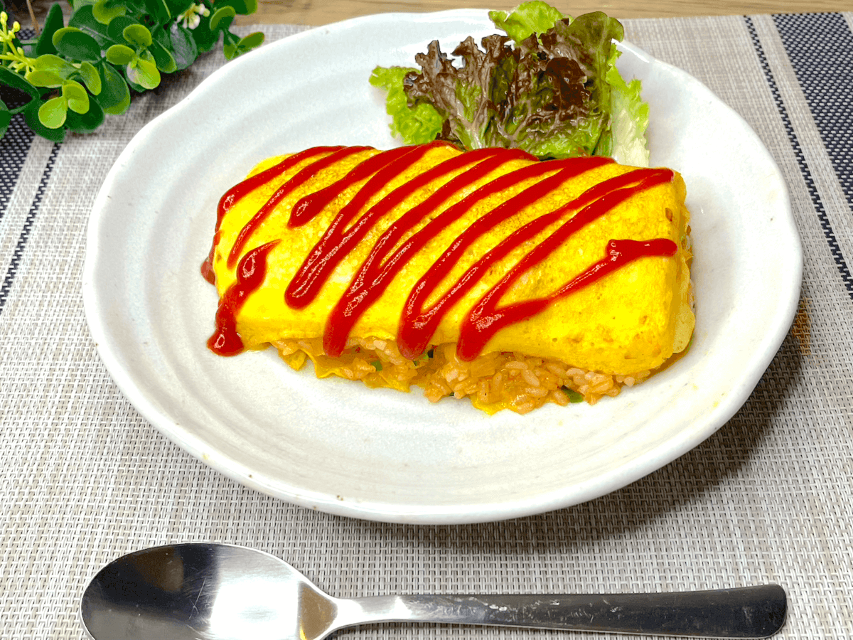 「卵焼き器で！簡単オムライス」