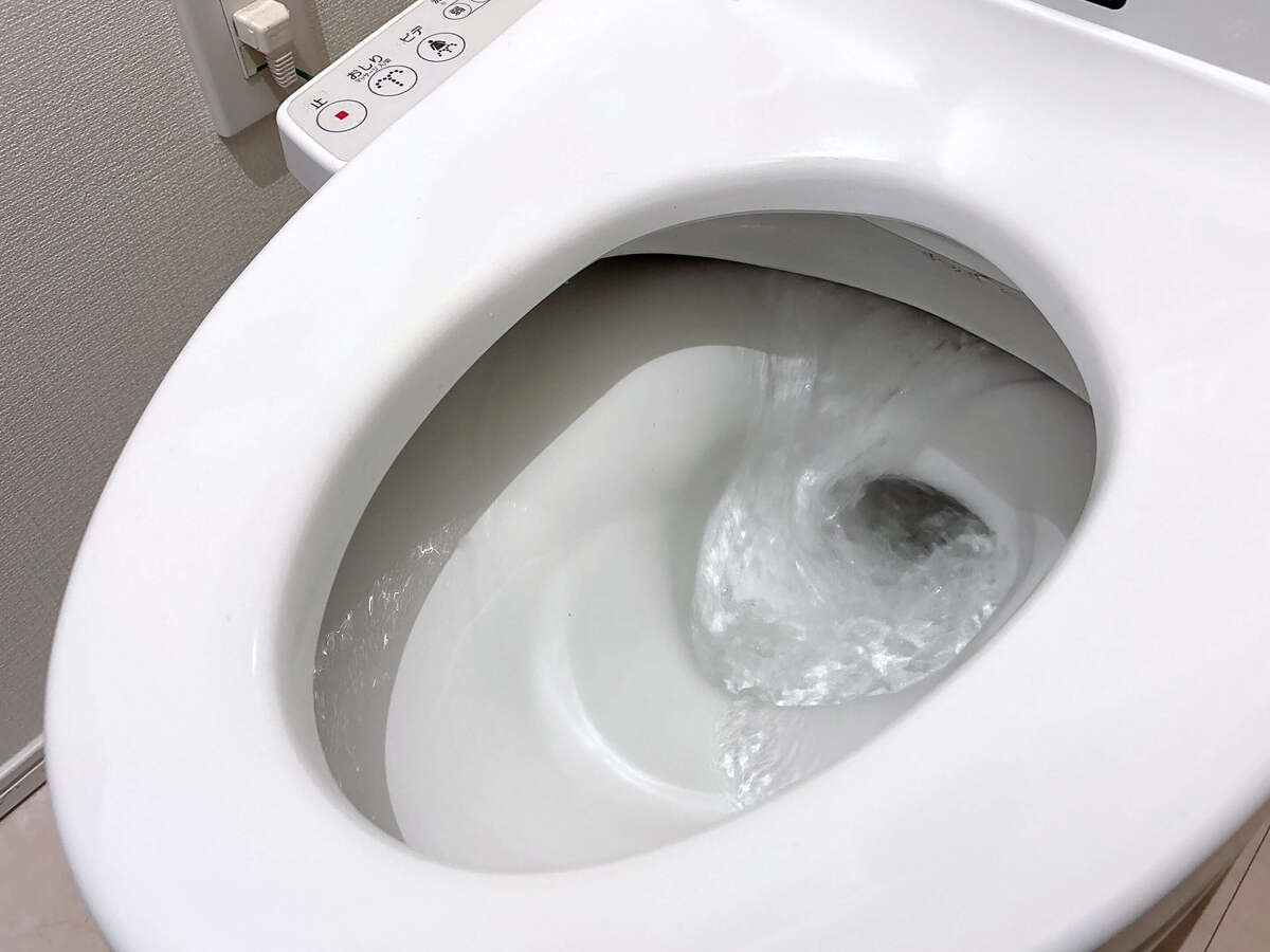 トイレのレバーのNGな使い方