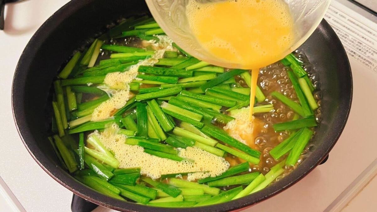 簡単ニラたまスープ