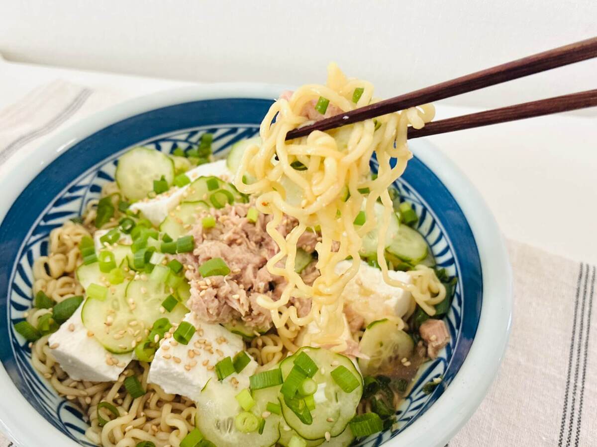 冷や汁風みそラーメン