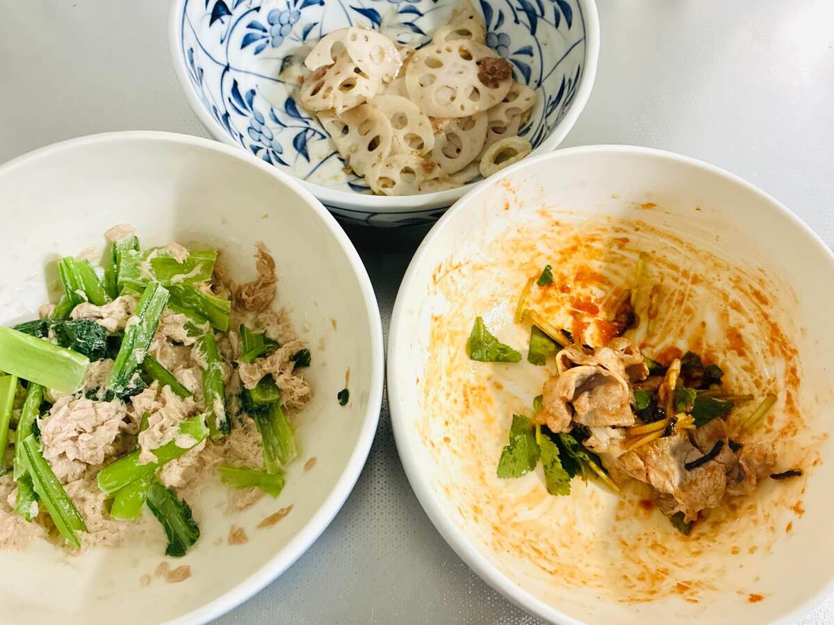 和田明日香さん「まとめ茹で弁当」