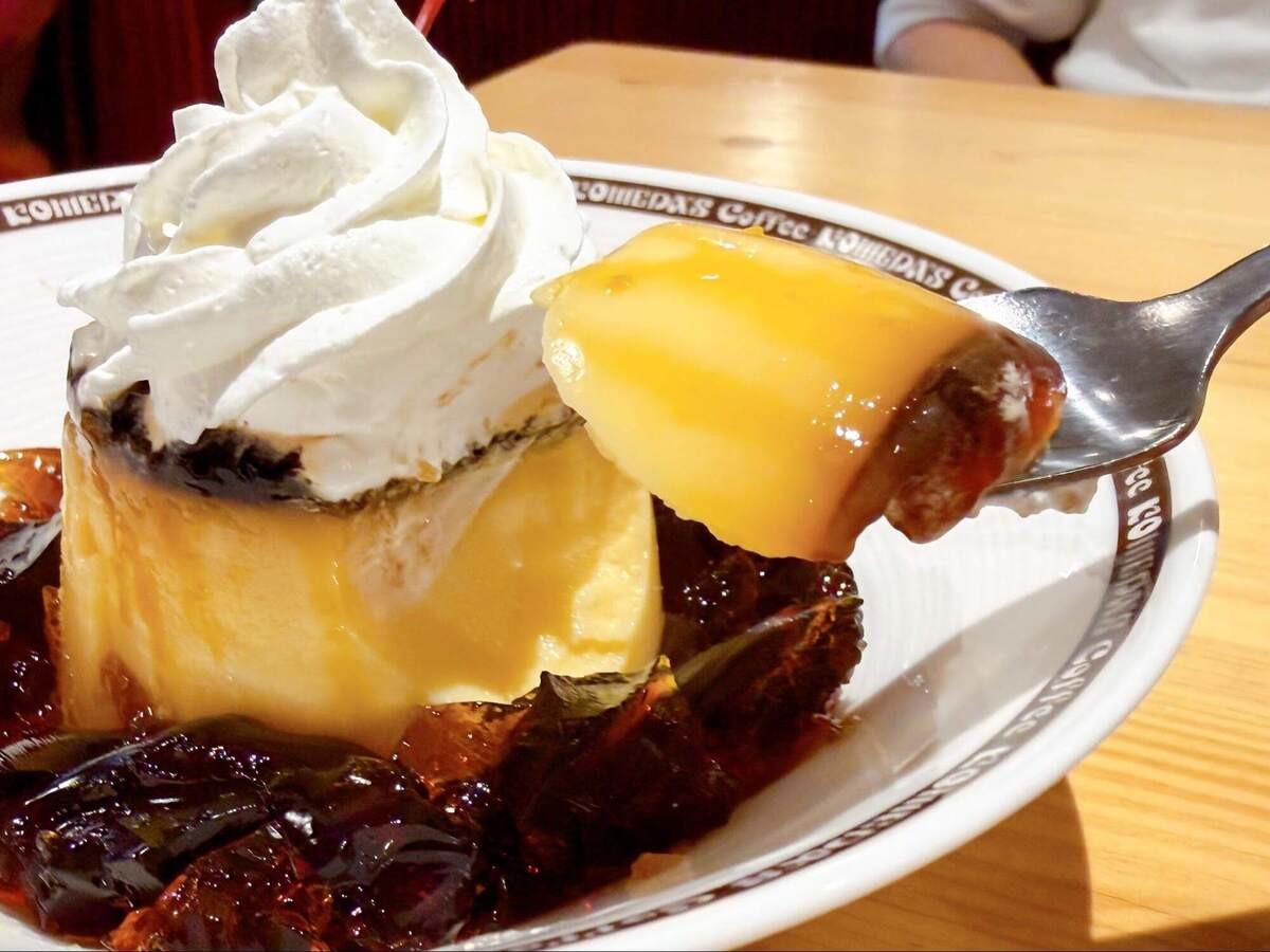 思わず頼みたくなる！古き良き喫茶店風プリン