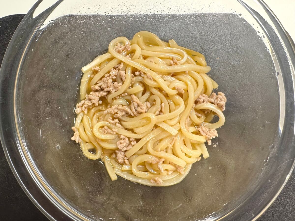 台湾まぜそば風うどん