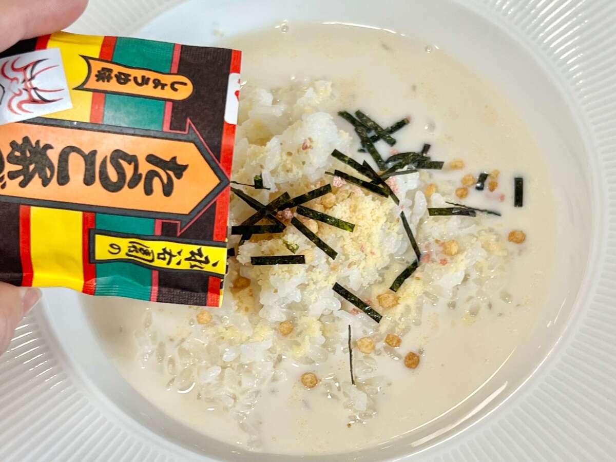 豆乳茶づけ