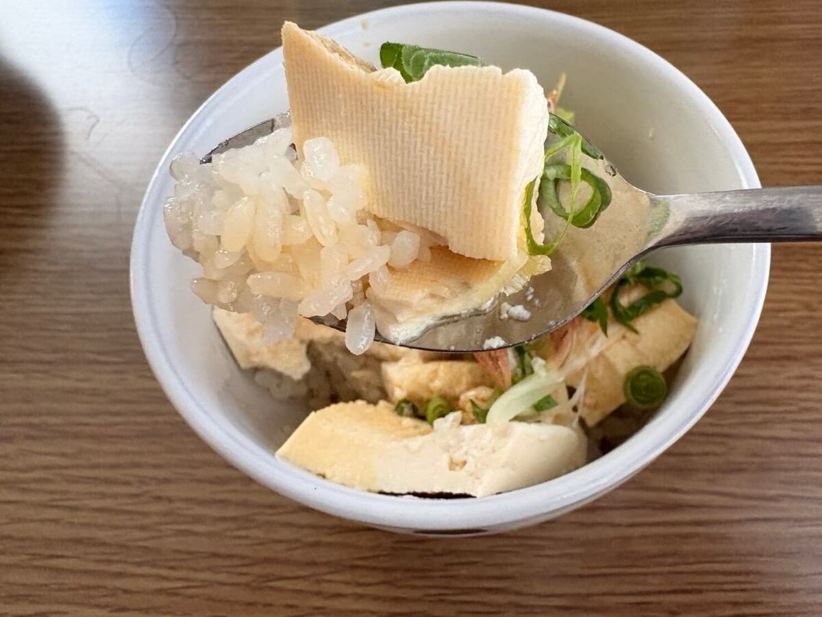 「冷ややっこ丼」