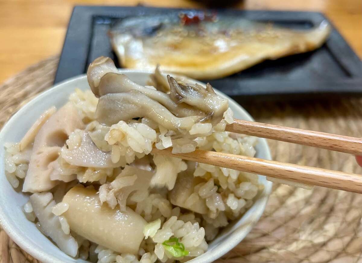 マイタケ炊き込みご飯