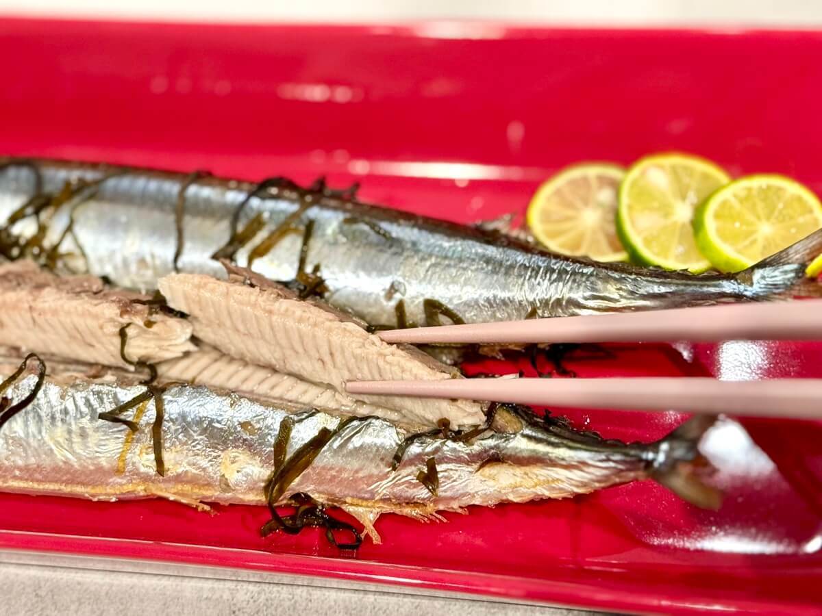 遠藤香代子さん「サンマの塩昆布焼き」