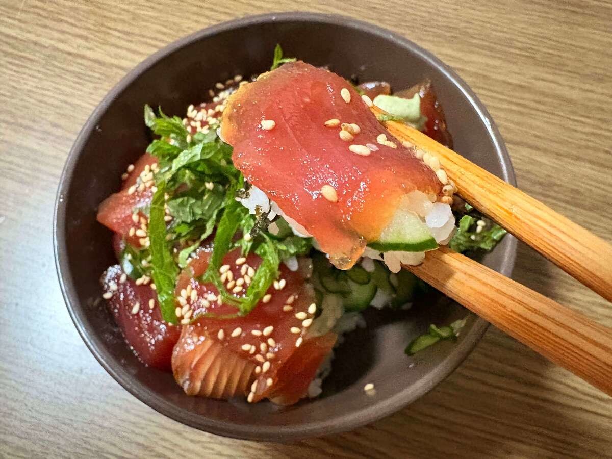 マグロの漬け丼