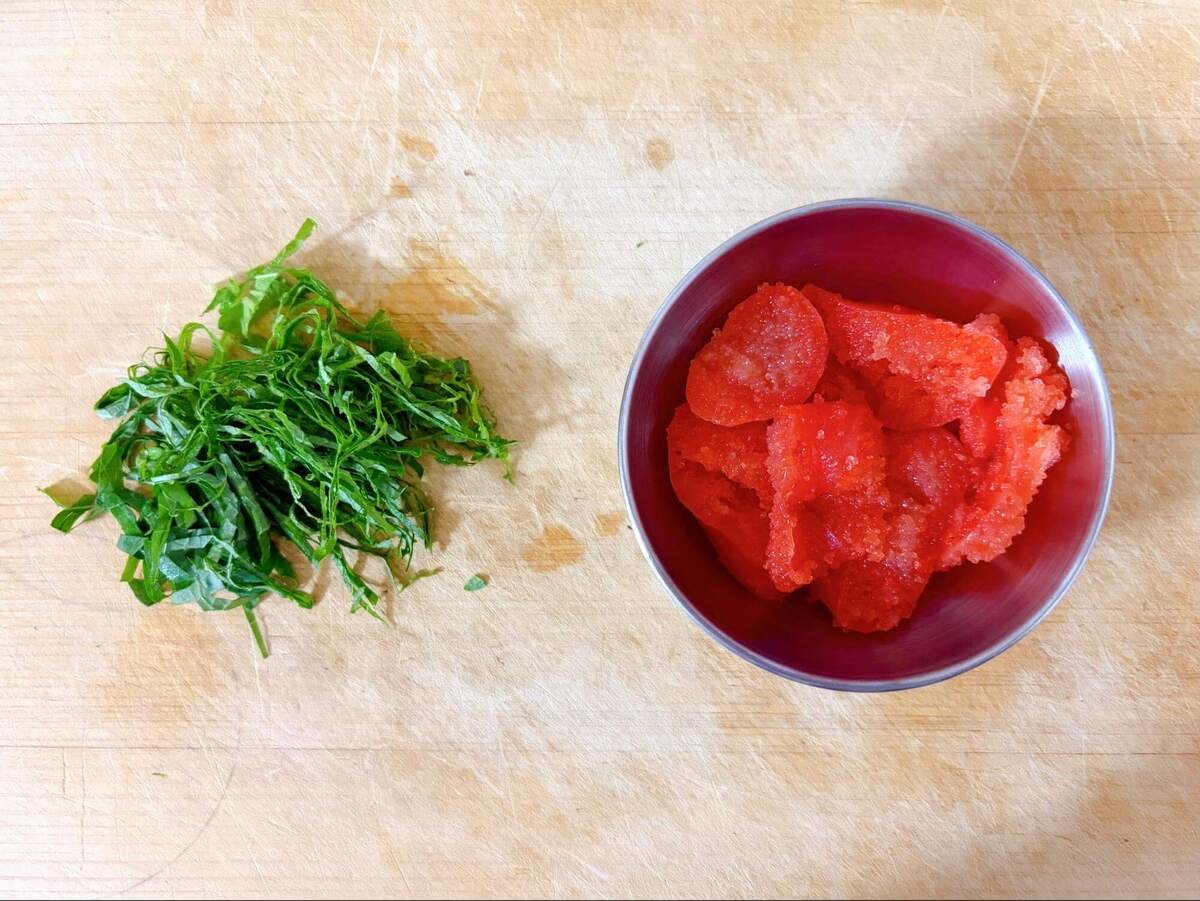 明太きのこ炊き込み御飯